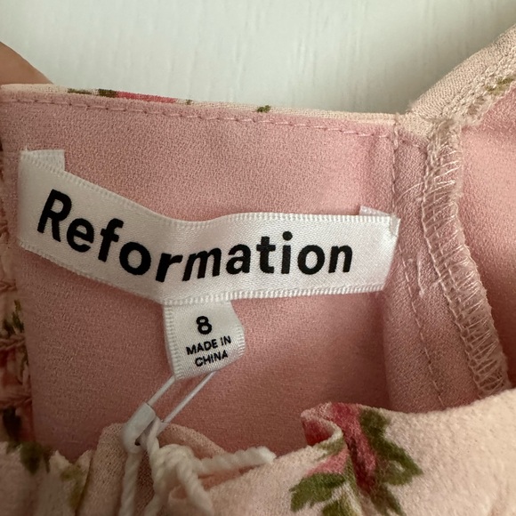 NWT Reformation Davonne Dress in Audrey print - Picture 5 of 6